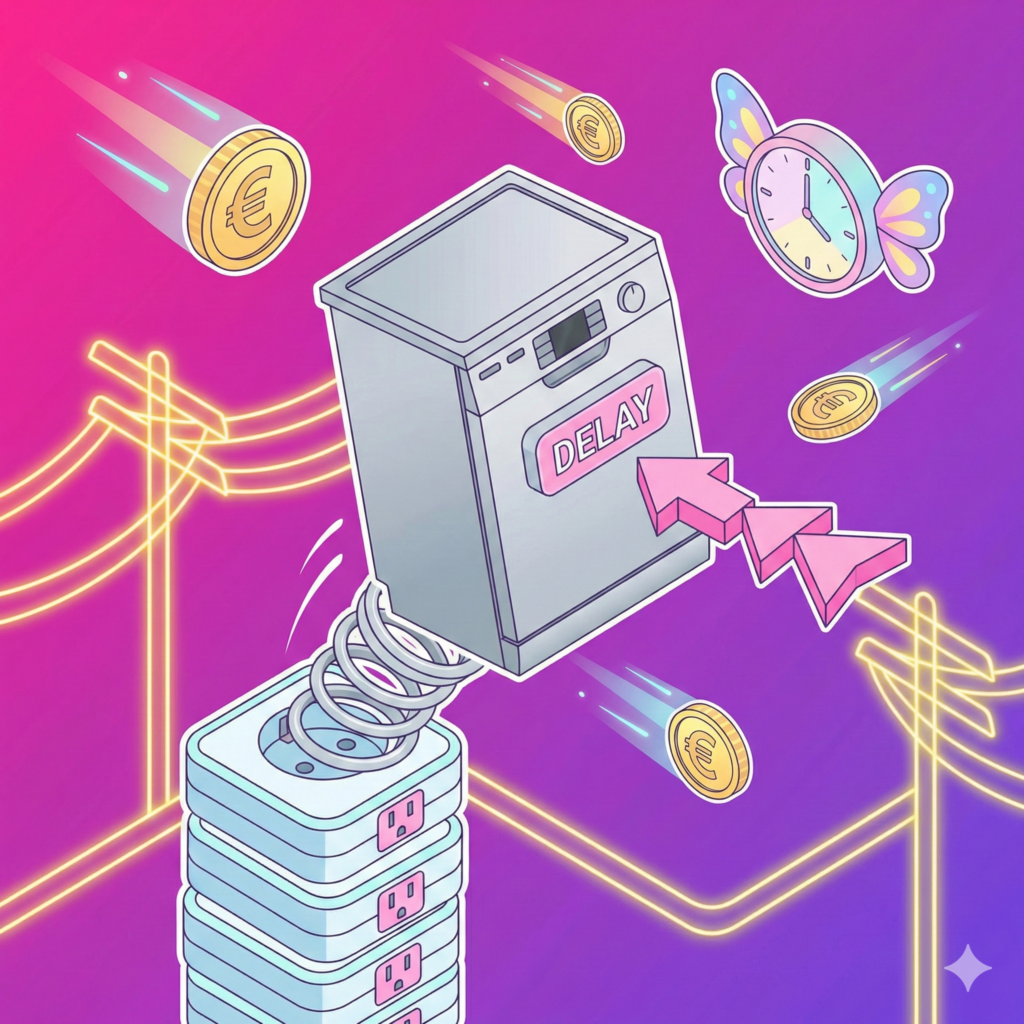 a que hora es mas barato poner el lavavajillas