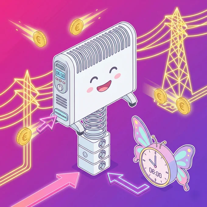 a que hora es mas barato poner la calefaccion electrica