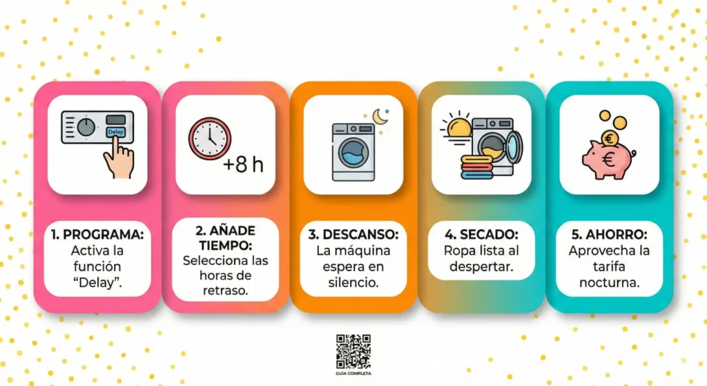 a que hora es mas barato poner la secadora