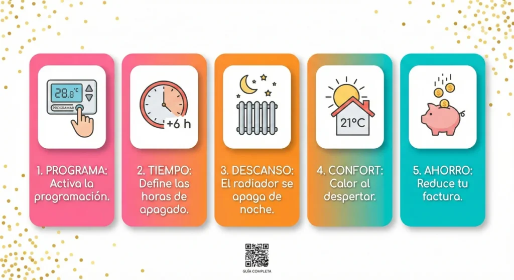 a que hora es mejor poner la calefaccion electrica