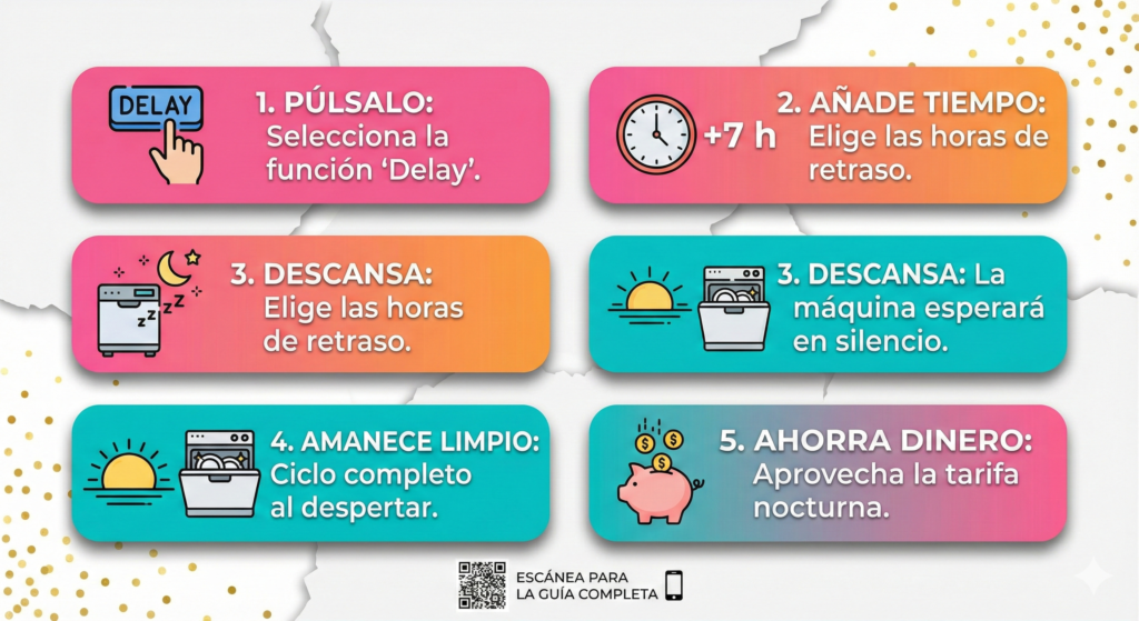 a que hora se puede poner el lavavajillas